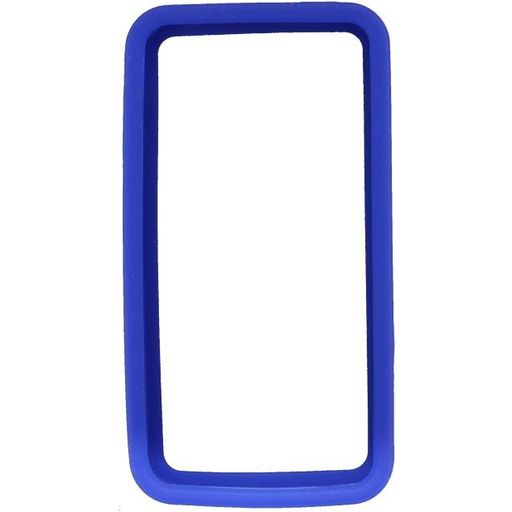 Xccess Rubber Coque iPhone 4 Coque arrière en Silicone - Bleu