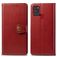 Mobigear Snap Button Samsung Galaxy A21s Étui Portefeuille - Rouge