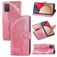 Mobigear Butterfly Housse Samsung Galaxy A03s Etui Porte-Monnaie - Rose