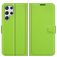 Mobigear Classic Housse Samsung Galaxy S22 Ultra Etui Porte-Monnaie - Vert