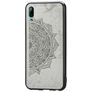 Mobigear Mandala Coque Huawei Y7 Pro (2019) Coque arrière Rigide - Gris