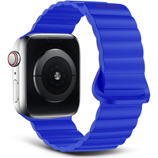 Decoded Traction Loop Bracelet Silicone Apple Watch Fermeture magnétique - 42/41/40/38 mm - Galactic Blue