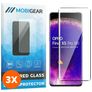 Mobigear Premium OPPO Find X5 Verre trempé Protection d'écran - Compatible Coque - Noir (Lot de 3)
