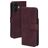 Mobiparts Classic Wallet MagSafe Housse iPhone 16 MagSafe Etui Porte-Monnaie - Velvet Red