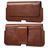 Mobigear Deluxe Belt Étui de ceinture (max 17,7 cm x 8,5 cm) - Pochette ceinture - Holster - Marron
