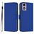Mobigear Urban Wallet Housse Motorola Moto G04 Etui Porte-Monnaie - Dark Blue