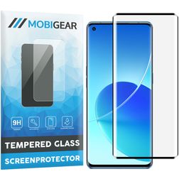 Mobigear Premium OPPO Reno 6 Pro 5G Verre trempé Protection d'écran - Compatible coque - Noir
