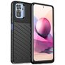 Mobigear Groove Coque POCO M5s Coque arrière en TPU Souple - Noir