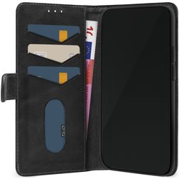 Mobilize Premium Gelly Wallet Housse iPhone 12 Pro Etui Porte-Monnaie - Noir