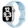 Mobigear Sport Slim Bracelet Silicone Apple Watch Fermeture à clou et passant - 49/46/45/44 mm - Baby Blue