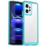 Mobigear Crystal Coque Xiaomi Redmi Note 12 Coque arrière Rigide - Transparent / Turquoise