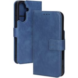 Mobiparts Classic Wallet Housse Samsung Galaxy A36 MagSafe Etui - Steel Blue
