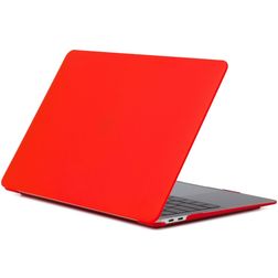 Mobigear Matte MacBook Air 13 Pouces (2018-2020) Coque - Rouge - Model A1932 / A2179 / A2337