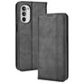 Mobigear Sensation Housse Motorola Moto G52 Etui Porte-Monnaie - Noir