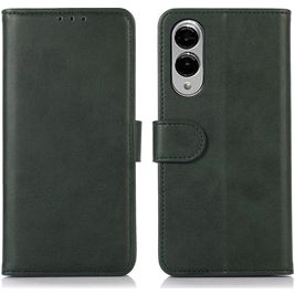 Mobigear Wallet Housse Samsung Galaxy S25 Edge Etui Porte-Monnaie - Vert