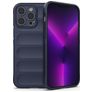 Mobigear Bumpy Coque iPhone 14 Pro Max Coque arrière en TPU Souple - Dark Blue