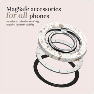 MIO Holder MagSafe Bague téléphone - Soft Terrazzo Universel