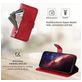 Mobigear Zipper Housse iPhone 17 Pro Etui Porte-Monnaie - Rouge