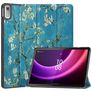 Mobigear Tri-Fold Coque Lenovo Tab P11 Gen 2 Etui - Fleurs d'amande