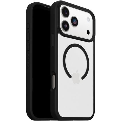 OtterBox React iPhone 17 Pro Max MagSafe Plastique rigide Coque arrière Antichoc - Noir
