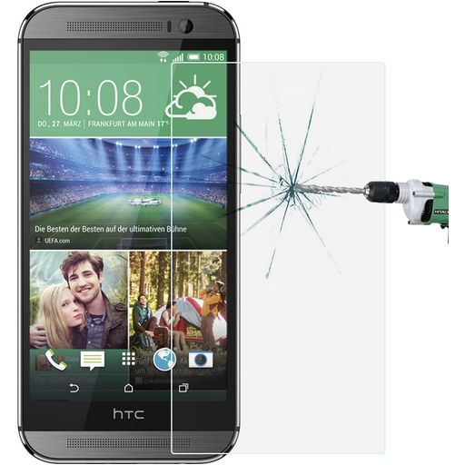Mobigear HTC One M9 Verre trempé Protection d'écran - Compatible Coque