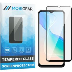Mobigear Premium Vivo Y33s Verre trempé Protection d'écran - Compatible coque - Noir
