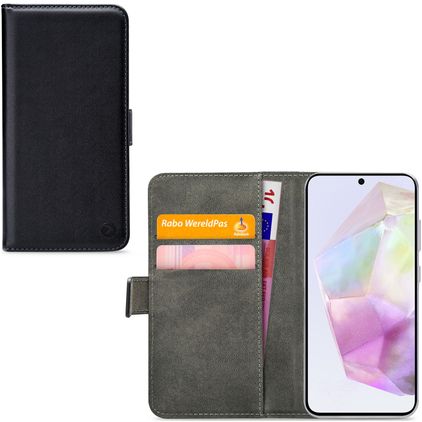 Mobilize Classic Gelly Wallet Housse Samsung Galaxy A35 Etui Porte-Monnaie - Noir