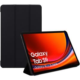 Mobiparts Tri Fold Coque Samsung Galaxy Tab S9 Etui - Noir