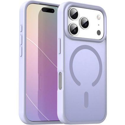 Mobigear Shockproof iPhone 18 Pro MagSafe Plastique rigide Coque arrière - Lavande