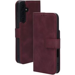 Mobiparts Classic Wallet Housse Samsung Galaxy A55 Etui Porte-Monnaie - Velvet Red