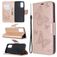 Mobigear Butterfly Housse Samsung Galaxy S20 Etui Porte-Monnaie - Rose doré