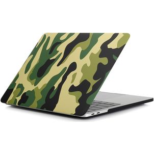 Mobigear Design MacBook Pro 14 Pouces (2021-2026) Coque - Jungle Camauflage - Model A2442 / A2779 / A2918 / A2992 / A3401 / A3112 / A3434 / A3427 / A3426
