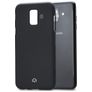 Mobilize Gelly Coque Samsung Galaxy A6 (2018) Coque arrière en TPU Souple - Matt Black