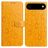 Mobigear Flowers Housse iPhone Air Etui Porte-Monnaie - Jaune