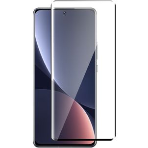 Mobigear Premium Xiaomi 12 Pro Verre trempé Protection d'écran - Compatible Coque - Noir
