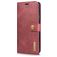 Mobigear Snap Button Housse Samsung Galaxy Note 9 Etui avec Coque Détachable Porte-Monnaie - Rouge