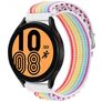 Mobigear Alpine Bracelet Nylon pour Smartwatch Fermeture boucle ardillon - 22 mm - Rainbow