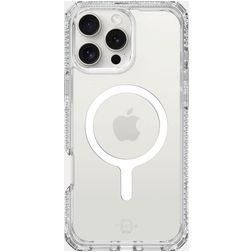 ITSKINS Level 2 HybridMagClear R Coque Transparente iPhone 16 Pro MagSafe Coque arrière Rigide Anti-Chocs - Transparent