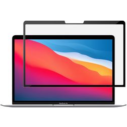GrizzlyCoat MacBook Air 13 Pouces (2022-2026) Protection d'écran Anti-Glare Film - Compatible Coque - Noir Model A2681 / A3113 / A3240 / A3449