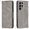 Mobigear Excellent Housse Samsung Galaxy S24 Ultra Etui Porte-Monnaie - Gris
