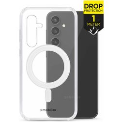 Mobilize Naked Protection Transparent Samsung Galaxy S23 FE MagSafe Plastique rigide Coque arrière Antichoc - Transparent