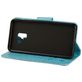Mobigear Butterfly Housse Samsung Galaxy A8 (2018) Etui Porte-Monnaie - Bleu