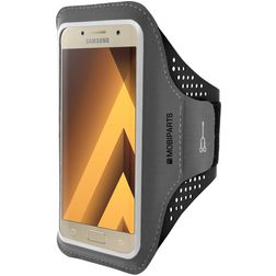 Mobiparts Comfort Fit Brassard Téléphone Samsung Galaxy A3 (2017) Brassard Coque de Sport en Neoprène - Noir