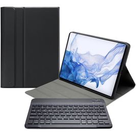 Mobilize Detachable Bluetooth Keyboard Coque Samsung Galaxy Tab S7 Plus Etui Clavier Bluetooth QWERTY - Noir