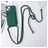 Mobigear Lanyard Card iPhone 15 Coque avec cordon en Silicone et Porte-Cartes - Vert