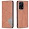 Mobigear Rhombus Slim Housse HONOR 200 Lite Etui - Marron
