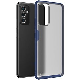 Mobigear Shockproof Coque Samsung Galaxy A82 5G Coque arrière Rigide Anti-Chocs - Dark Blue