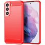Mobigear Brushed Slim Coque Samsung Galaxy S23 Ultra Coque arrière en TPU Souple - Rouge