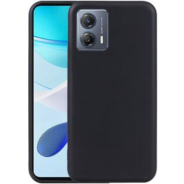 Mobigear Colors Coque Motorola Moto G53 5G Coque arrière en TPU Souple - Noir