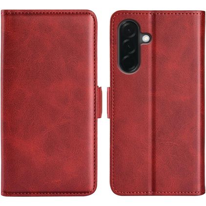 Mobigear Slim Magnet Samsung Galaxy A37 Étui Portefeuille - Rouge